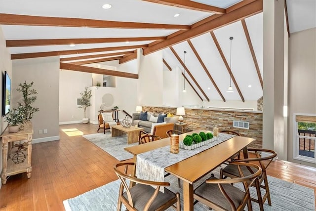 2363 Via Cielo, Hacienda Heights, CA 91745 - dining room with light wood-type flooring, baseboards, and recessed lighting