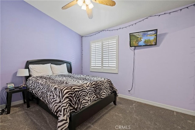28642 Apricot Pl, Saugus, CA 91390 - bedroom featuring carpet, baseboards, and a ceiling fan