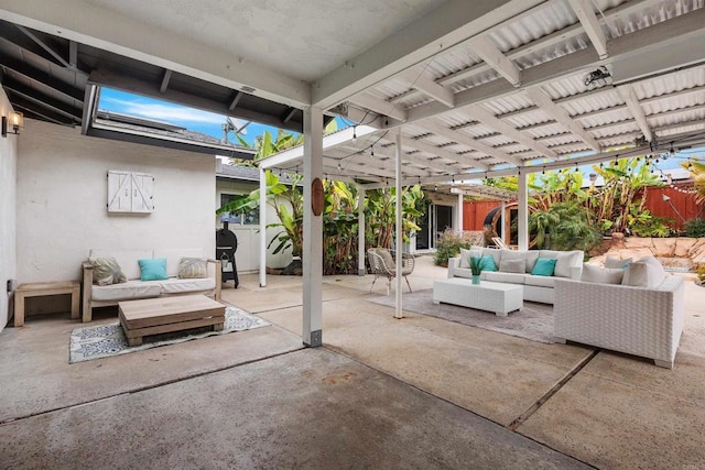 3984 Scott Dr, Carlsbad, CA 92008 - fenced backyard featuring an outdoor living space and a patio