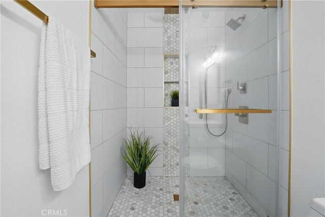 1217 W 77th St, Los Angeles, CA 90044 - bathroom featuring a stall shower and toilet
