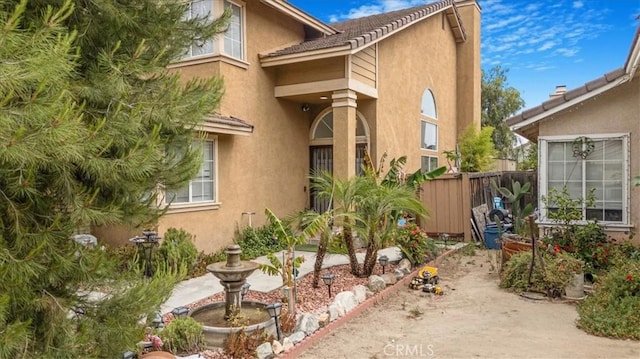 507 Coudures Way, Perris, CA 92571 - view of side of home with stucco siding and a tile roof