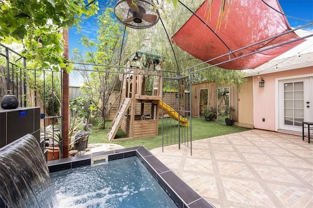 507 Coudures Way, Perris, CA 92571 - view of playground with a patio area