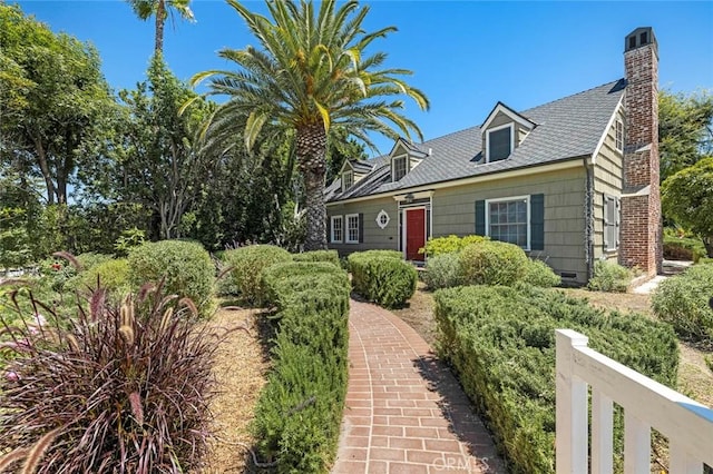 15454 Sutton St, Sherman Oaks, CA 91403 - view of front of house with a chimney