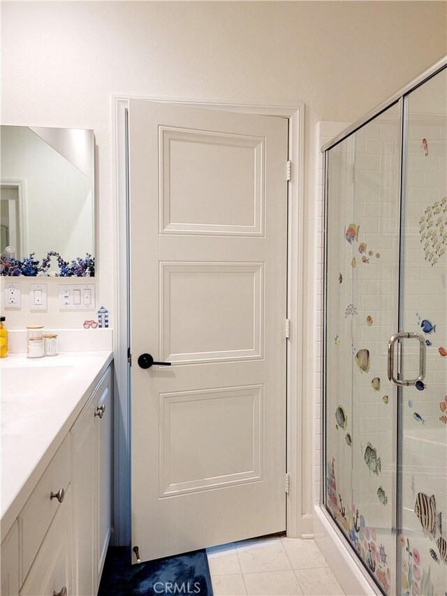 163 Lantana Dr, Stanton, CA 90680 - full bathroom featuring vanity and a tile shower