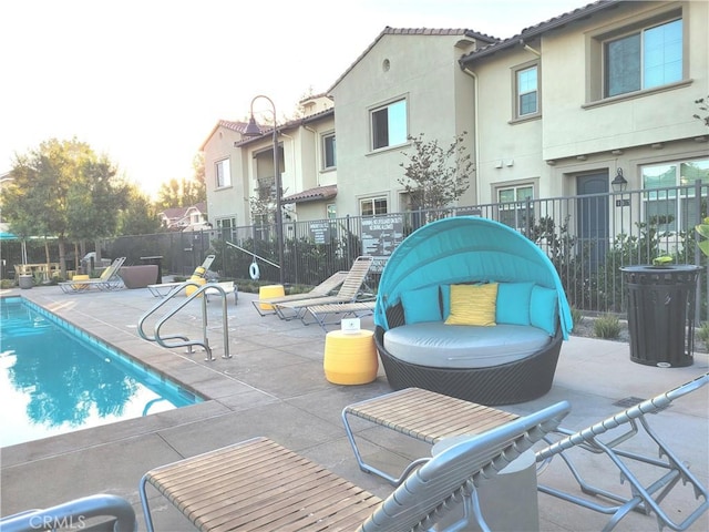 163 Lantana Dr, Stanton, CA 90680 - community pool with a patio area