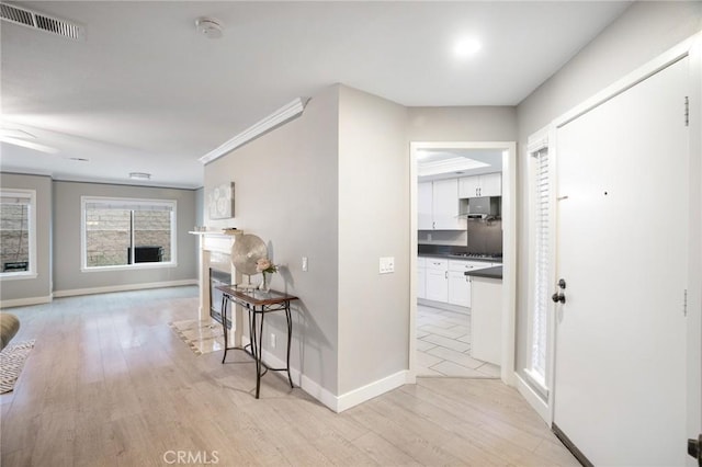 2131 Dublin Ln Unit 3, Diamond Bar, CA 91765 - corridor with baseboards and light wood-style flooring