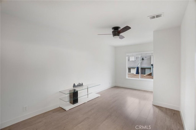 2131 Dublin Ln Unit 3, Diamond Bar, CA 91765 - spare room featuring wood finished floors, ceiling fan, and baseboards