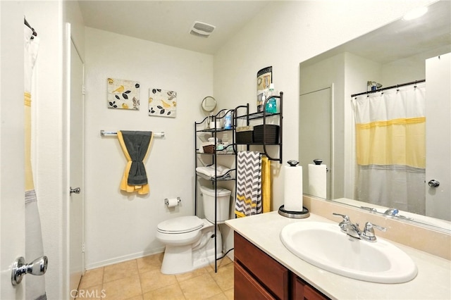 6875 Adainville Dr, Palmdale, CA 93552 - bathroom with vanity and tile patterned floors