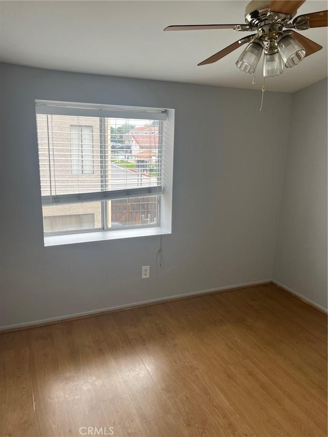 4816 S Fork Rd, Chino, CA 91719 - unfurnished room featuring wood finished floors and ceiling fan