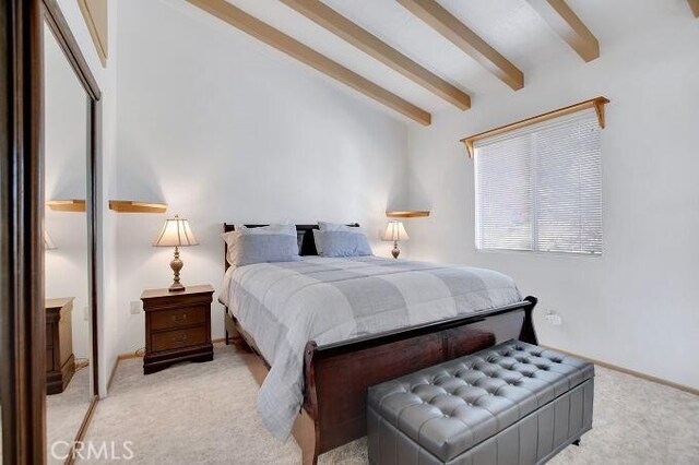 28560 Cruthers Creek Rd, Pearblossom, CA 93553 - bedroom featuring light colored carpet