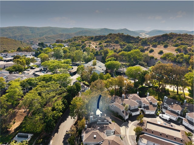 511 San Nicholas Ct, Laguna Beach, CA 92651 - aerial view of property and surrounding area with a mountain backdrop and nearby suburban area