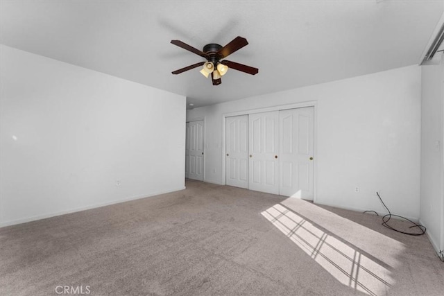 22022 Grove Cir, Red Bluff, CA 96080 - unfurnished bedroom featuring carpet flooring and a ceiling fan