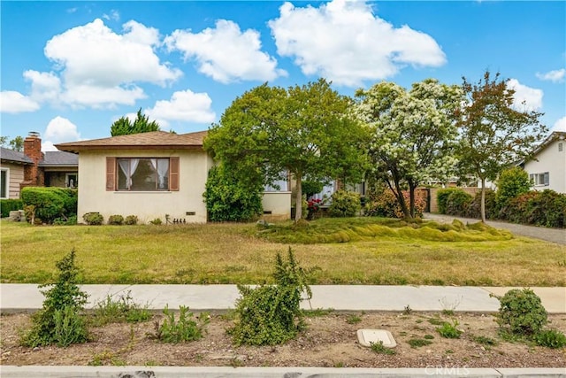 934 W Bonnie Brae Ct, Ontario, CA 91762 - view of front of property featuring stucco siding and a front lawn