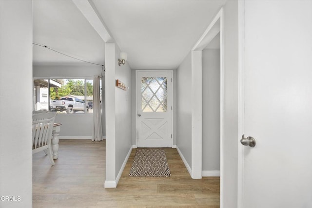 10217 Enger St, Bakersfield, CA 93312 - doorway with wood finished floors and baseboards