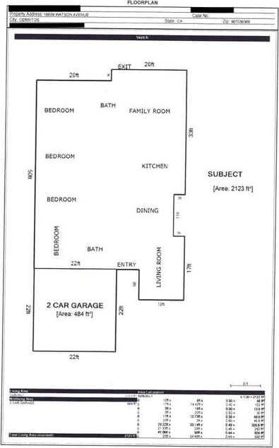 18839 Watson Ave, Cerritos, CA 90703 - home floor plan
