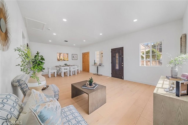 2035 Las Colinas Ave, Los Angeles, CA 90041 - living room with light wood-type flooring and recessed lighting