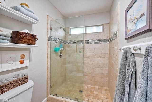 543 Rockport Ct, Encinitas, CA 92024 - bathroom featuring a stall shower and toilet