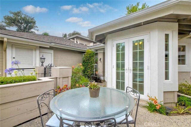 543 Rockport Ct, Encinitas, CA 92024 - view of patio / terrace featuring french doors and outdoor dining area