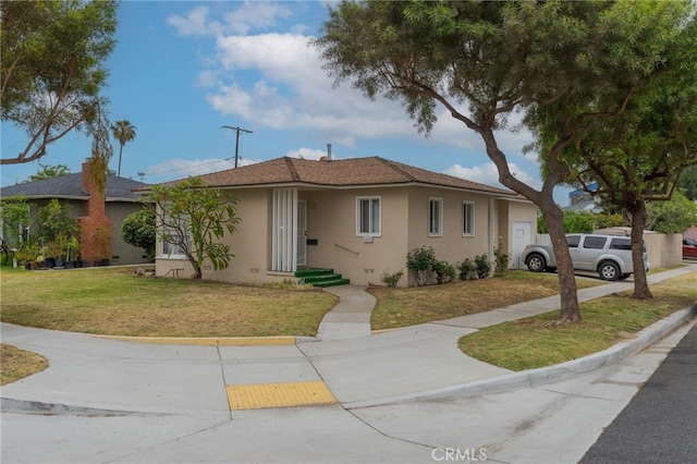 6532 Bonnie Vale Ave, Pico Rivera, CA 90660 - view of front facade with stucco siding and a front yard