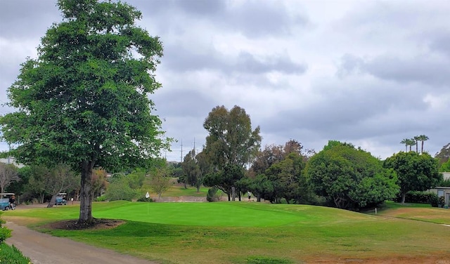 3673 Brandywine St, Oceanside, CA 92057 - view of property's community featuring a lawn, view of golf course, and view of scattered trees