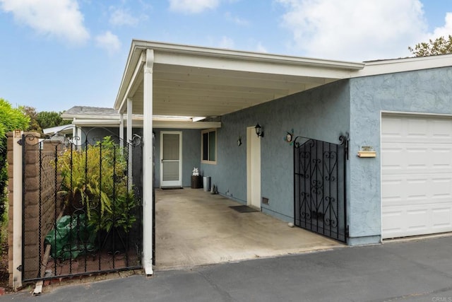 3673 Brandywine St, Oceanside, CA 92057 - view of front of house featuring stucco siding and an attached carport