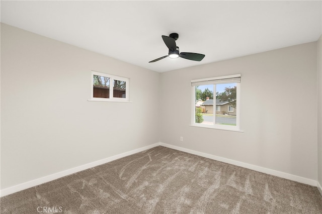 1905 Davis St, Corona, CA 92882 - spare room with carpet, baseboards, and a ceiling fan