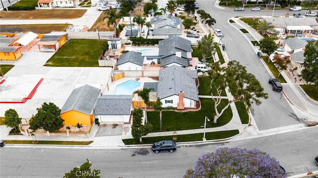 1905 Davis St, Corona, CA 92882 - aerial view of residential area with a pool area