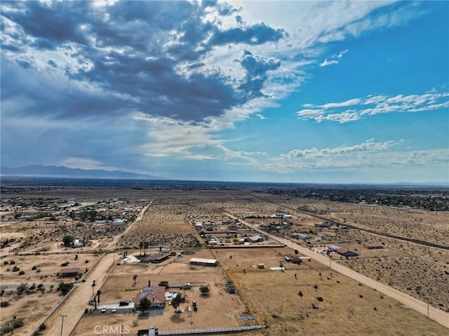 22478 Poppy Rd, Apple Valley, CA 92308 - aerial view of sparsely populated area featuring a desert landscape and mountains