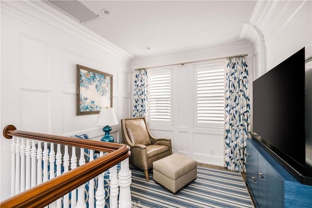 505 W Edgewater Ave, Newport Beach, CA 92661 - bedroom with a decorative wall and ornamental molding
