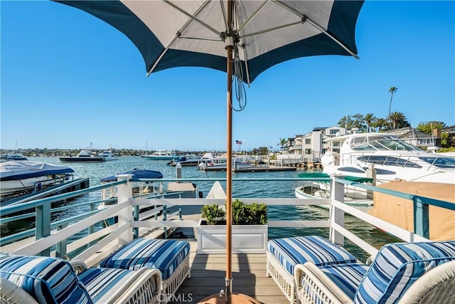 505 W Edgewater Ave, Newport Beach, CA 92661 - balcony featuring a water view