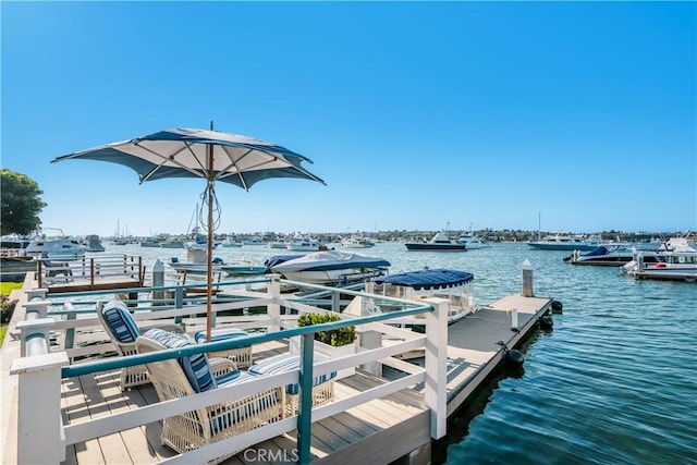 505 W Edgewater Ave, Newport Beach, CA 92661 - dock featuring a water view