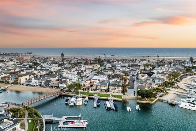 505 W Edgewater Ave, Newport Beach, CA 92661 - drone / aerial view of a large body of water