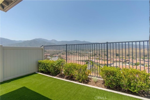 24385 Overlook Dr, Corona, CA 92883 - view of yard featuring a mountain view