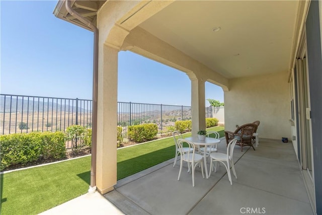 24385 Overlook Dr, Corona, CA 92883 - view of patio / terrace with outdoor dining area