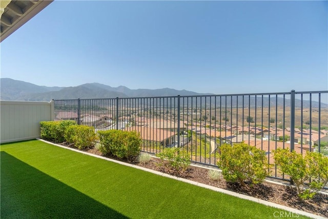 24385 Overlook Dr, Corona, CA 92883 - view of yard with a mountain view