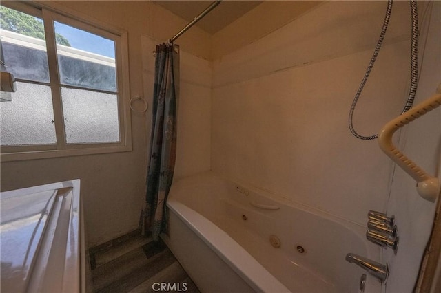 14410 Walnut Ave, Clearlake, CA 95422 - bathroom with a combined bath / shower with jetted tub