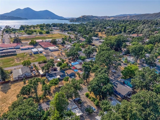 14410 Walnut Ave, Clearlake, CA 95422 - bird's eye view of a water and mountain view