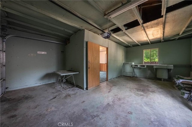 14410 Walnut Ave, Clearlake, CA 95422 - garage with a garage door opener