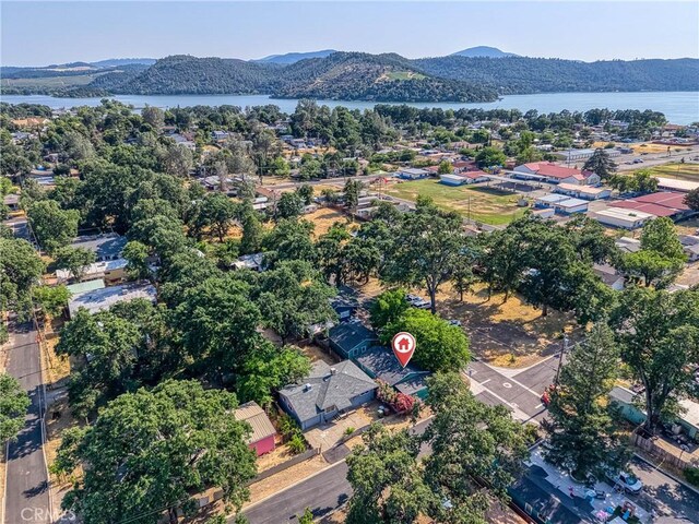 14410 Walnut Ave, Clearlake, CA 95422 - aerial view of a water and mountain view