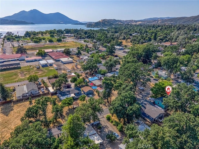 14410 Walnut Ave, Clearlake, CA 95422 - bird's eye view of a water and mountain view