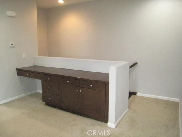 908 Grove Ct, Claremont, CA 91711 - unfurnished office with light colored carpet, baseboards, and recessed lighting