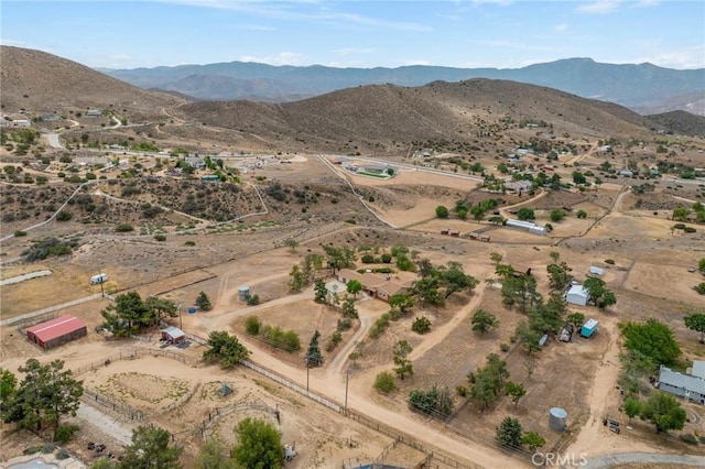 35122 Red Rover Mine Rd, Acton, CA 93510 - aerial overview of property's location featuring a mountain backdrop and rural landscape