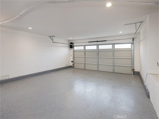 4918 Delacroix Rd, Rancho Palos Verdes, CA 90275 - garage with recessed lighting and baseboards