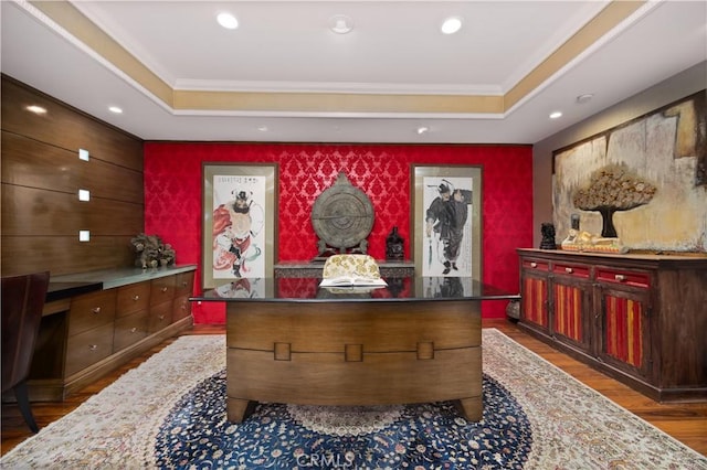 451 W Le Roy Ave, Arcadia, CA 91007 - welcome area with ornamental molding and recessed lighting