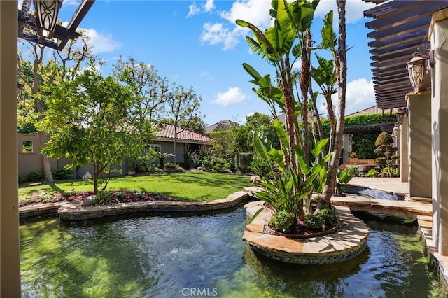451 W Le Roy Ave, Arcadia, CA 91007 - water view featuring a garden pond