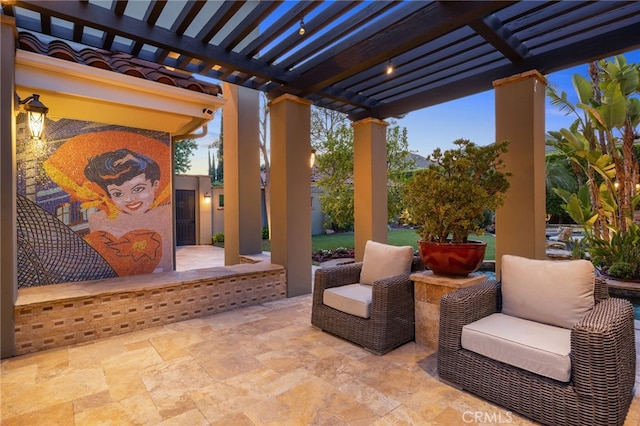 451 W Le Roy Ave, Arcadia, CA 91007 - view of patio / terrace with a pergola