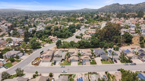 5131 Via Del Valle St, La Verne, CA 91750 - aerial view of property and surrounding area featuring mountains and nearby suburban area