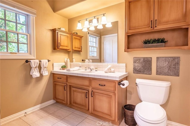25578 Via Paladar, Valencia, CA 91355 - half bath with vanity and tile patterned flooring