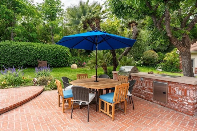 25578 Via Paladar, Valencia, CA 91355 - view of patio / terrace featuring outdoor dining space and area for grilling