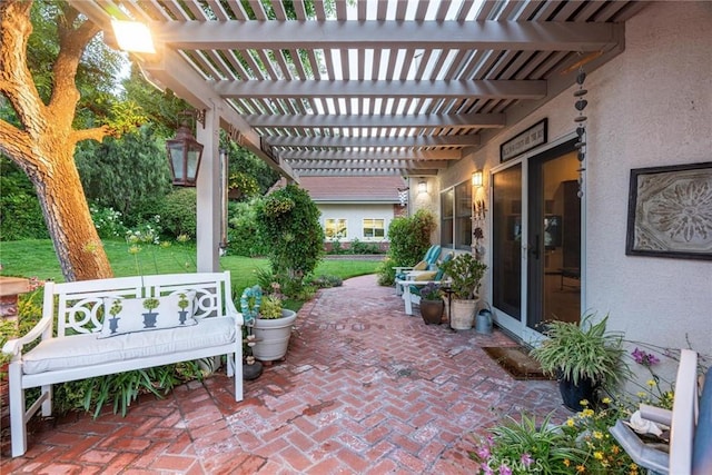 25578 Via Paladar, Valencia, CA 91355 - view of patio with a pergola